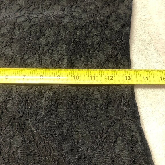 Harlow Black Lace Sleeveless Open Back Mini Party Dress Size Large - Picture 11 of 14